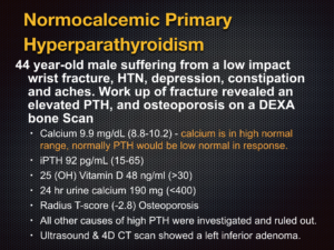 normohormonal primary hyperparathyroidism